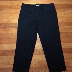 Loft - Black Crop Pant NWOT